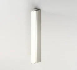 Applique de salle de bain, IP Metrop 325, nickel satiné, IP44, LED, 3000k, 300 lm, L32,5cm, H4,5cm - CVL