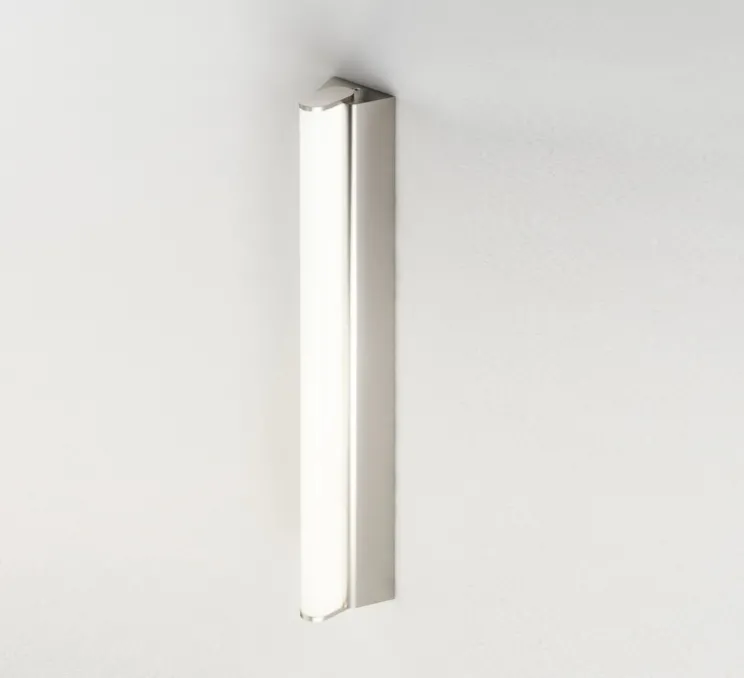 Applique de salle de bain, IP Metrop 325, nickel satiné, IP44, LED, 3000k, 300 lm, L32,5cm, H4,5cm - CVL