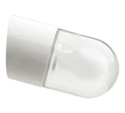 Applique*Zangra Applique de salle de bain, Oblique, , IP54, Ø5,5cm, H8,5cm - blanc