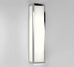 Applique de salle de bain, Mashiko classic 360, chrome, IP44, Ø8cm, H36cm - Astro