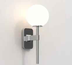 Applique*Astro Applique de salle de bain, Tacoma Single, , IP44, L7cm, H27cm - Lighting chrome poli