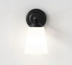 Applique*Astro Applique de salle de bain, Anton, , IP44, L11cm, H21,5cm - noir mat