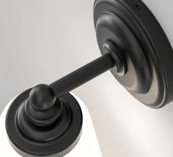 Applique*Astro Applique de salle de bain, Anton, , IP44, L11cm, H21,5cm - noir mat