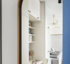 Applique de salle de bain, Light.o.004, blanc, verre opalin Glass 004, IP54, L10cm, H20,4cm - Zangra