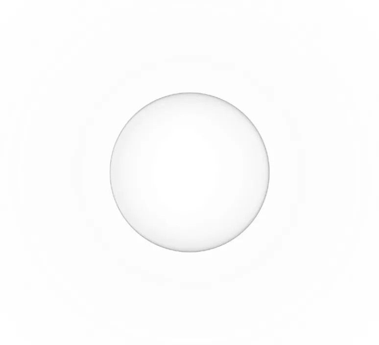 Applique*Wever&Ducré Applique de salle de bain, Perlez Clip 2.0, , IP44, LED, dim, 3000K, 630 lm, Ø16cm, H8cm - blanc