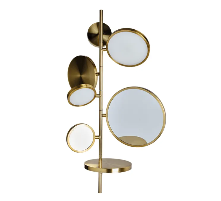Applique de salle de bain, Tell Me Stories, or, IP44, LED, dim, 2700K, 1200 lm, Ø41cm, H77,6cm - DCW éditions Paris