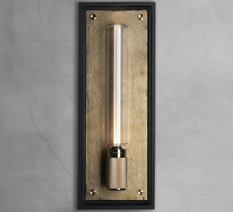 Applique*Buster & Punch Applique de salle de bain, Caged wet, large, , IP44, L18cm, H48,8cm - laiton