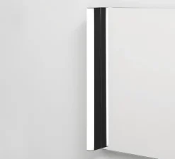 Applique de salle de bain, Slat, noir, IP44, LED, dim, 2700K, 550 lm, L3cm, H60cm - Decor Walther