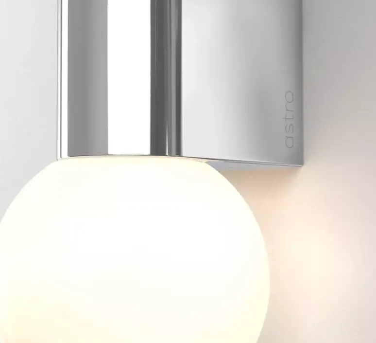 Applique*Astro Applique de salle de bain, Ortona Twin, , IP44, L9cm, H38,5cm - chrome poli
