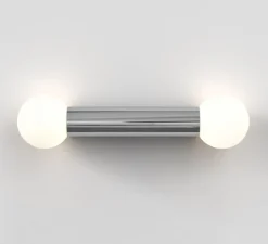 Applique*Astro Applique de salle de bain, Ortona Twin, , IP44, L9cm, H38,5cm - chrome poli