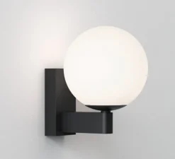 Applique*Astro Applique de salle de bain, Sagara, , IP44, L12cm, H15,5cm - Lighting noir mat