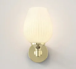 Applique*Astro Applique de salle de bain, Liberty, , IP44, L12,4cm, H23,5cm - laiton poli