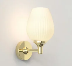 Applique*Astro Applique de salle de bain, Liberty, , IP44, L12,4cm, H23,5cm - laiton poli