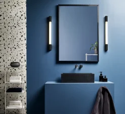 Applique*Astro Applique de salle de bain, Palermo 600 LED, mat, IP44, LED, 3000K, 346lm, L60cm, H60cm - Lighting noir