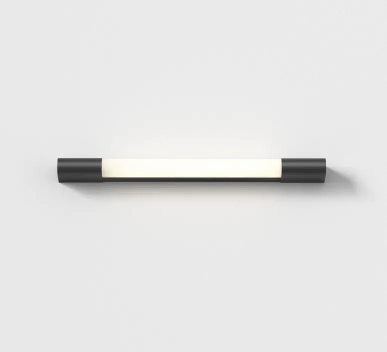 Applique*Astro Applique de salle de bain, Palermo 600 LED, mat, IP44, LED, 3000K, 346lm, L60cm, H60cm - Lighting noir