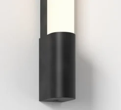 Applique*Astro Applique de salle de bain, Palermo 600 LED, mat, IP44, LED, 3000K, 346lm, L60cm, H60cm - Lighting noir