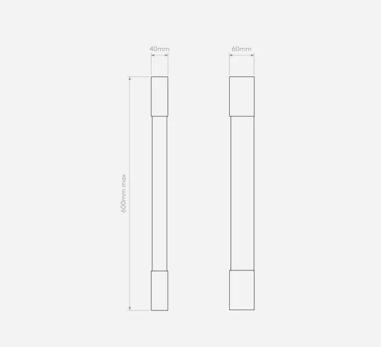 Applique*Astro Applique de salle de bain, Palermo 600 LED, mat, IP44, LED, 3000K, 346lm, L60cm, H60cm - Lighting noir