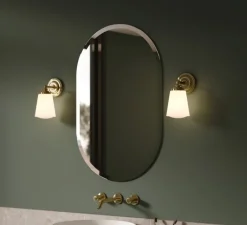 Applique*Astro Applique de salle de bain, Anton, poli, IP44, L11cm, H21,5cm - laiton