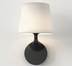 Applique*Astro Applique de salle de bain, Millie, , IP44, L16cm, H27,6cm - noir mat, blanc