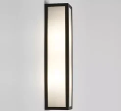 Applique*Astro Applique de salle de bain, Salerno classic 350, , IP44, Ø8cm, H35cm - noir texturé