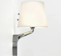 Applique*Astro Applique de salle de bain, Millie, , IP44, L16cm, H27,6cm - chrome poli, blanc