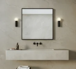 Applique*Astro Applique de salle de bain, Ortona Single, , IP44, L9cm, H24,3cm - noir mat