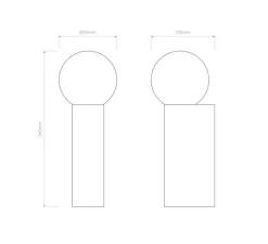 Applique*Astro Applique de salle de bain, Ortona Single, , IP44, L9cm, H24,3cm - noir mat