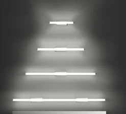 Applique*LEDS C4 Applique de salle de bain, Toilet Slim, , IP44, LED, 3000k, 2431 lm, L93,2cm, H6cm - chrome
