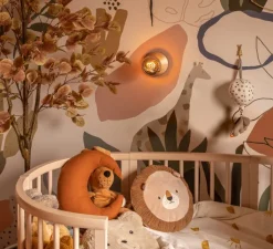 Applique*Humble Applique de salle de bain, sans fil, Bee, , IP65, Ø12cm, H18cm - or fumé