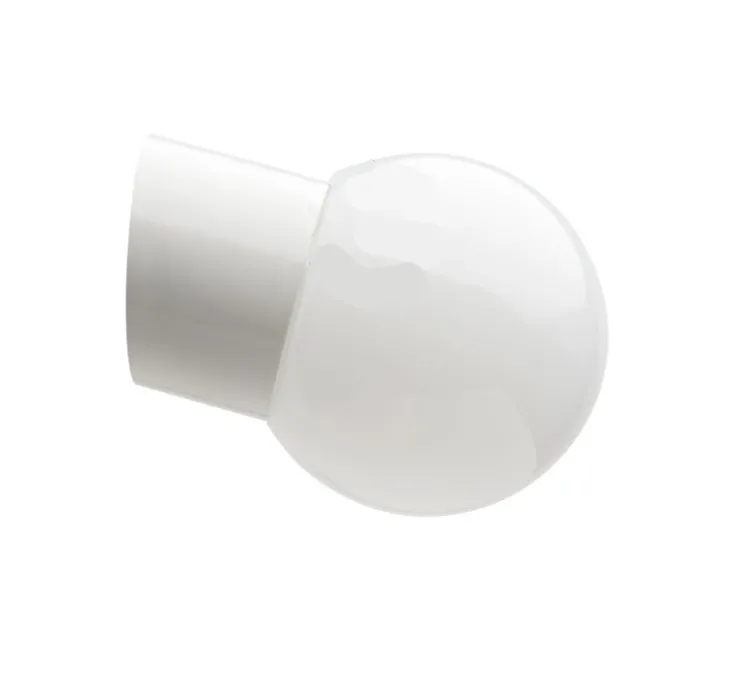 Applique de salle de bain, IP54, Glass 003,blanc, P10,5cm, Ø12,5cm - Zangra