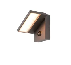 Applique*SLV Applique d'extérieur, Abridor, , IP65, LED, 2200-2700K, 650 lm, L17,2cm, H16,8cm - anthracite