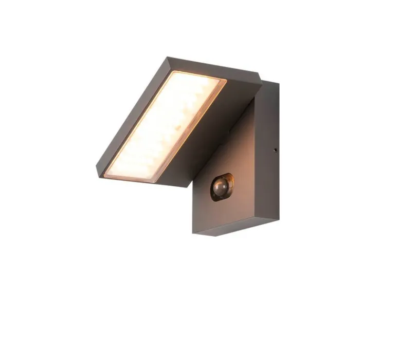 Applique*SLV Applique d'extérieur, Abridor, , IP65, LED, 2200-2700K, 650 lm, L17,2cm, H16,8cm - anthracite