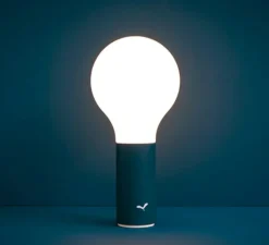 Applique*Fermob Applique d'extérieur, APLÔ, , IP54, LED, 70lm, 3000 à 6000K, Ø16,5cm, H36cm - bleu acapulco