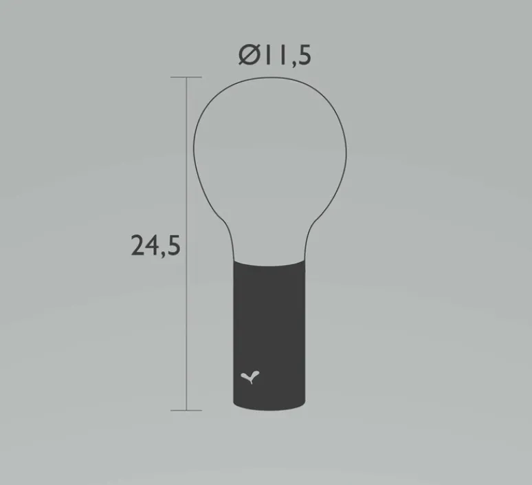 Applique*Fermob Applique d'extérieur, APLÔ, , IP54, LED, 3000 à 6000K, 70lm, L16,5cm, H36cm - miel