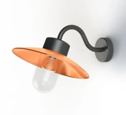 Applique*Roger Pradier Applique d'extérieur, Belcour N°1, , IP44, L32cm, H26,7cm - cuivre