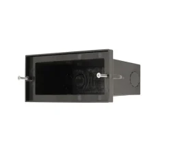 Applique*SLV Applique d'extérieur, BRICK, , IP65, LED, 3000K, 950 lm, L21cm, H9,1cm - noir