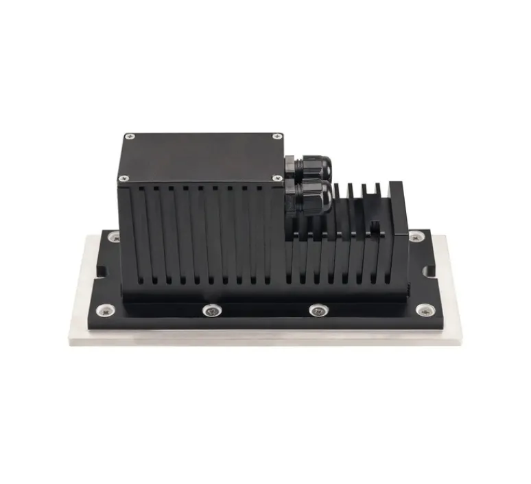 Applique*SLV Applique d'extérieur, BRICK, , IP65, LED, 3000K, 950 lm, L21cm, H9,1cm - noir