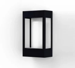 Applique*Roger Pradier Applique d'extérieur, Brick N° 1, , IP44, L16,9cm, H30,3cm - Noir velours