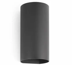 Applique*Faro Applique d'extérieur, Bruc, , 830 lm, 3000k, LED, L12cm, H24cm - Gris foncé