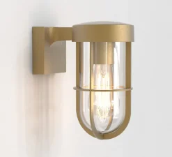 Applique*Astro Applique d'extérieur, Cabin Wall, , IP44, L11cm, H22cm - Lighting laiton antique