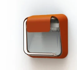 Applique*Roger Pradier Applique d'extérieur, Carex, , IP65, L16,3cm, H16,3cm - orangé pur