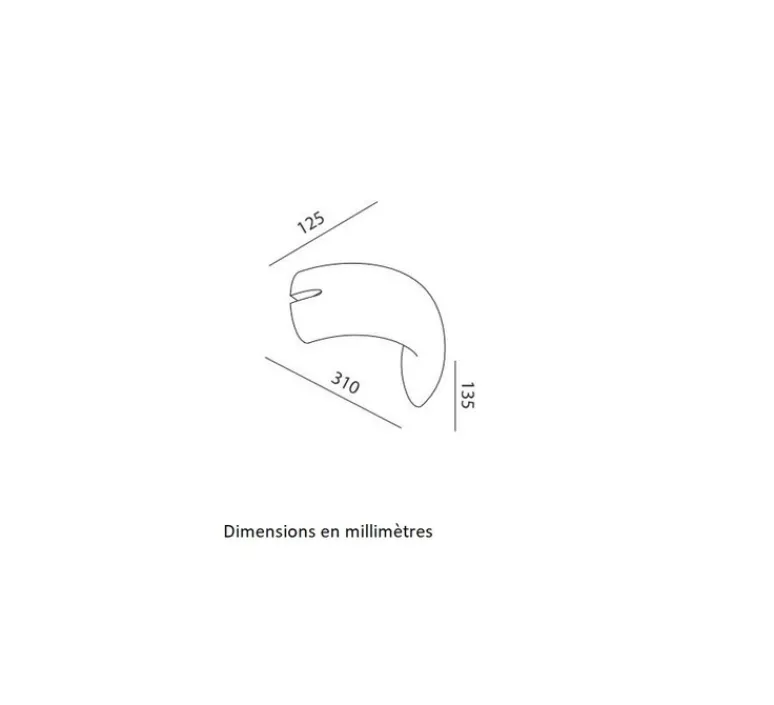 Applique*Toscot Applique d'extérieur, Castelverde S, , IP55, L31cm, H12,5cm - terracotta