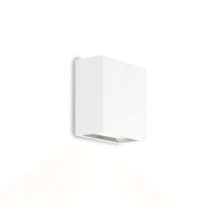Applique*Wever&Ducré Applique d'extérieur, Central outdoor 1.0, , IP65, LED, dim, 3000K, 620 lm, L9,8cm, H9,8cm - blanc