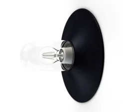 Applique*Roger Pradier Applique d'extérieur, Cooper N° 1, , IP65, L30,2cm, H30,2cm - verre clair Noir velours 113