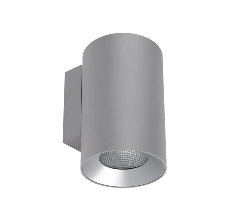 Applique*LEDS C4 Applique d'extérieur, Cosmos Emission Simple Medium, , IP66, LED, 3000K, 1823 lm, Ø11cm, H17,8cm - gris