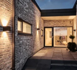 Applique*Light Point Applique d'extérieur, CUBE XL Up&Down, , IP54, LED, 3000K, 1080lm, Ø15cm, H15cm - noir