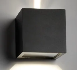 Applique*Light Point Applique d'extérieur, CUBE XL Up&Down, , IP54, LED, 3000K, 1080lm, Ø15cm, H15cm - noir