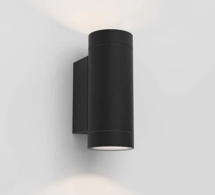 Applique d'extérieur, Dartmouth Twin, LED, noir, IP54, 3000K, 542lm, L6,5cm, H16,5cm - Astro