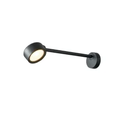 Applique d'extérieur, ESKINA D, noir, IP65, LED, dim, 3000/4000kK, 1000 lm, Ø13,8cm, H51,5cm - SLV