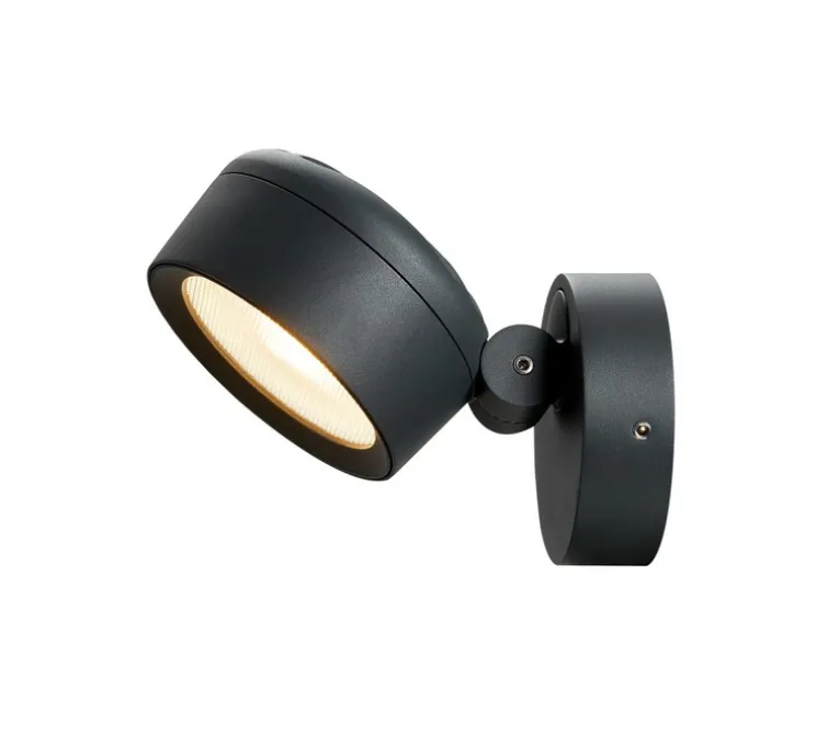 Applique d'extérieur, ESKINA SPOT, noir, IP65,LED, 3000K, 1000lm, Ø13,8cm, H13,8cm - SLV